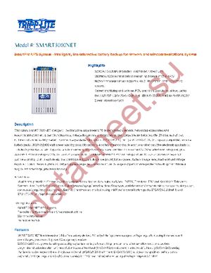 SMART 3000NET datasheet  